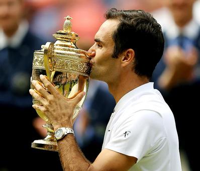 Federer wins record eighth Wimbledon title as Cilic crumbles Federer wins record eighth Wimbledon title as Cilic crumbles