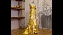 Zac Posen's $1.5M Ice Cream-Inspired Gold Dress