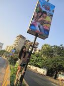 Adah Sharma Lights Up Mumbai Street Promoting 