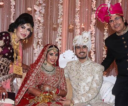 PIX: Mahendra Kapoor's grandson weds PIX: Mahendra Kapoor's grandson weds