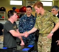 'Like Iron Man' Prince Harry meets with fellow warriors wounded in combat