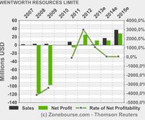 WENTWORTH RESOURCES LIMITED : Q1 2013 Financial Statements and MD