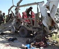 Taliban rickshaw bomb kills 13, including 11 policemen, in Pakistan