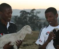 Botswana sprinter's joy at Gebrselassie meeting