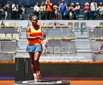 Serena Williams wins the Madrid Open final tennis match