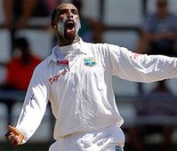 West Indies - 381/8; Zimbabwe - 175; 2nd Test, Roseau, Dominica
