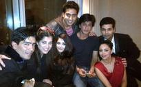 New friends on the block: Shah Rukh Khan, Aishwarya Rai Bachchan live it up